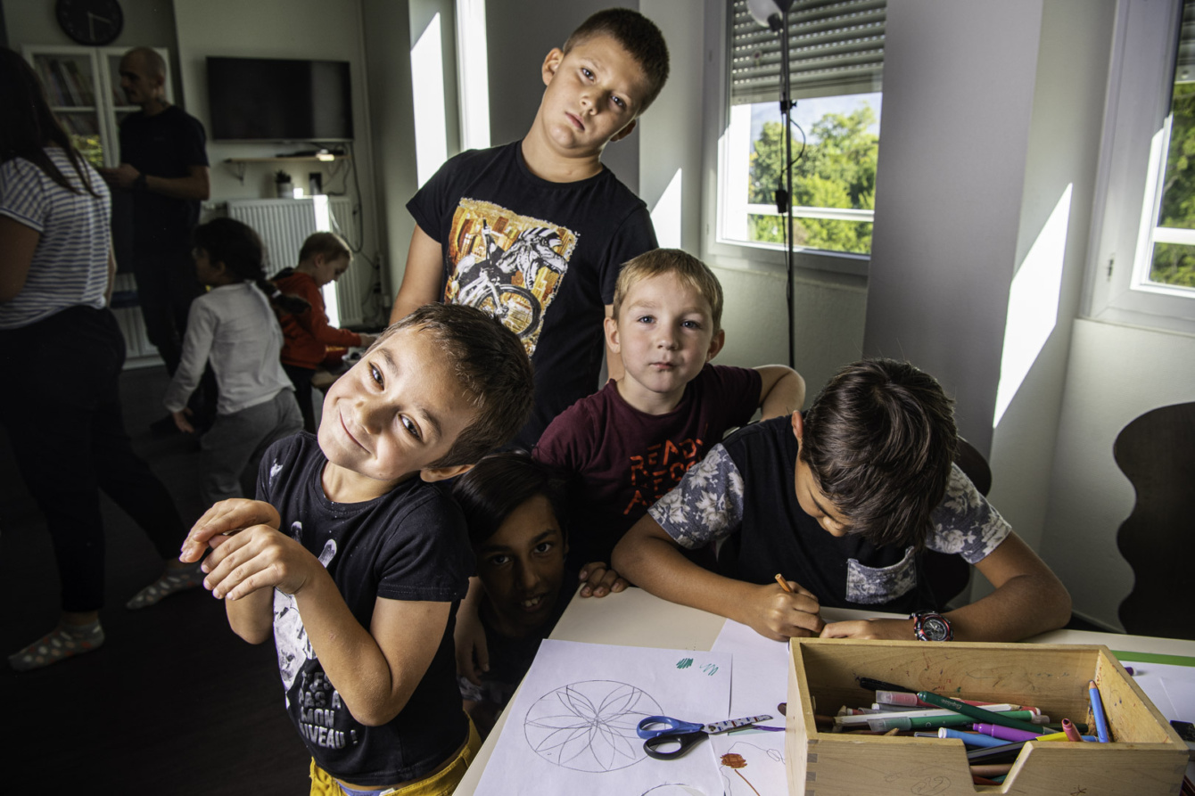 Protection enfance groupe garçons